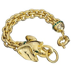 Guess Glamazon Gold-Plated Elephant Bracelet