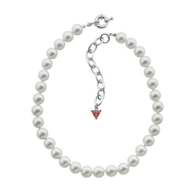 Guess Pearl Collar Necklace