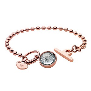 Storm Crysta Rose Gold-Plated Crystal Ball Bracelet