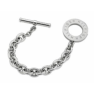 Tommy Hilfiger Ladies' Stainless Steel T Bar Bracelet
