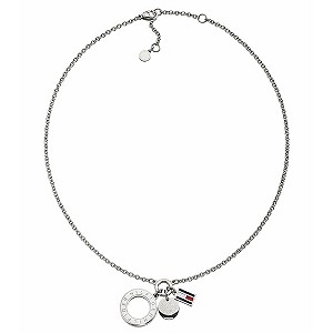 Tommy Hilfiger Stainless Steel Charm Necklace