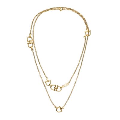 Tommy Hilfiger Ladies' Stainless Steel Gold-Plated Necklace