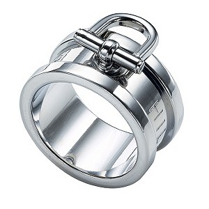 Tommy Hilfiger Ladies' Stainless Steel Ring - Size B