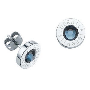 Tommy Hilfiger Ladies' Stainless Steel Stone Set Earrings