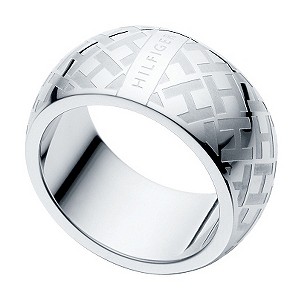 Tommy Hilfiger Ladies' Stainless Steel Ring - Size B