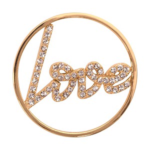 Nikki Lissoni Medium Gold-Plated Love Disc