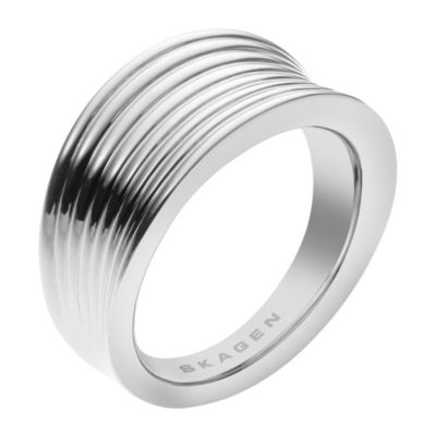Skagen Klassik Stainless Steel Ring Size N