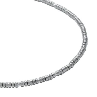 Fossil Men's Stainless Steel Roundel Necklace