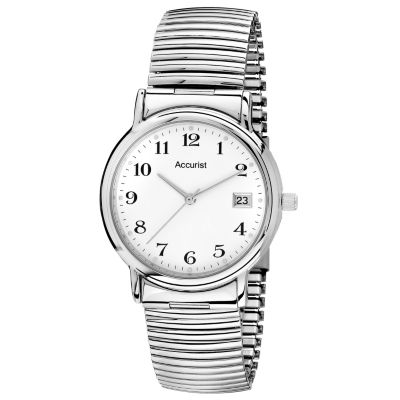 Accurist Men's Stainless Steel Expander Bracelet Watch