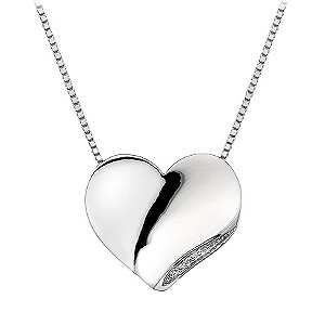 Hot Diamonds Simply Sparkle Diamond Set Solid Heart Pendant