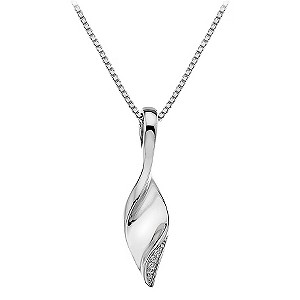 Hot Diamonds Simply Sparkle Diamond Set Solid Twist Pendant