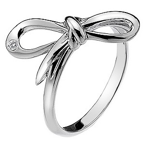 Hot Diamonds Flourish Sterling Silver Ring Size N