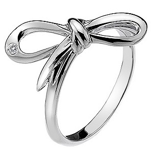 Hot Diamonds Flourish Sterling Silver Ring Size L