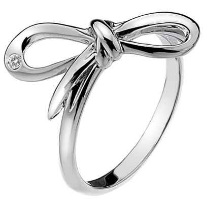 Hot Diamonds Flourish Sterling Silver Ring Size P