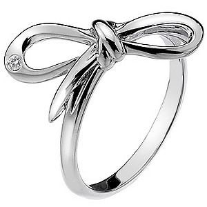 Hot Diamonds Flourish Sterling Silver Ring Size P