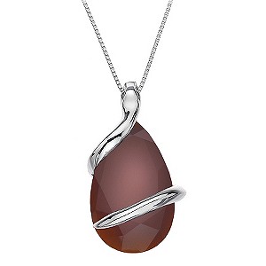 Hot Diamonds Veleno Sterling Silver Fire Drop Pendant