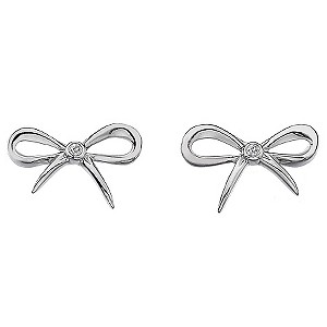 Hot Diamonds Flourish Sterling Silver Diamond Earrings