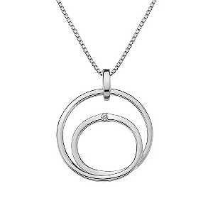 Hot Diamonds Sterling Silver Diamond Forever Circle Pendant