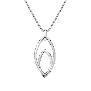 Hot Diamonds Silver Forever Marquise Teardrop Pendant