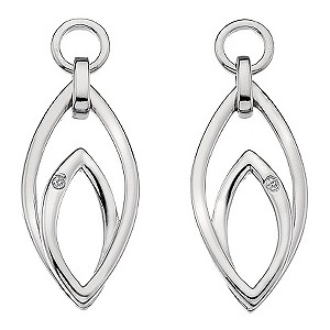Hot Diamonds Sterling Silver Forever Marquise Drop Earrings