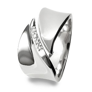 Hot Diamonds Sterling Silver Ring Size L