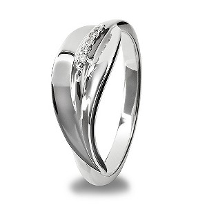 Hot Diamonds Sterling Silver Ring Size P