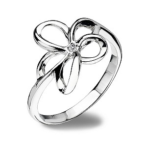 Hot Diamonds Sterling Silver Ring Size N