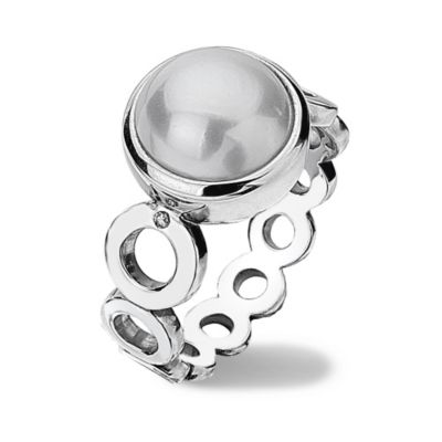 Hot Diamonds Sterling Silver Pearl Ring Size N