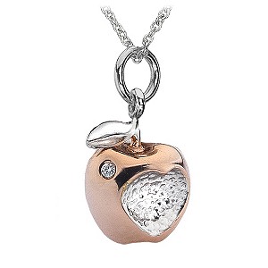 Hot Diamonds Sterling Silver Two Colour Pendant