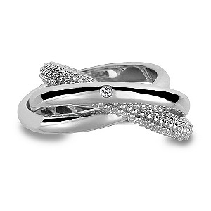 Hot Diamonds Sterling Silver Ring Size P