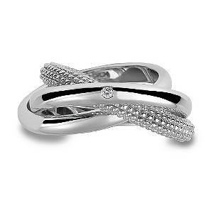 Hot Diamonds Sterling Silver Ring Size P