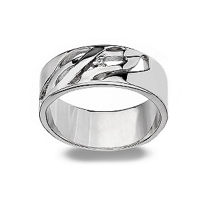 Hot Diamonds Sterling Silver Ring Size P