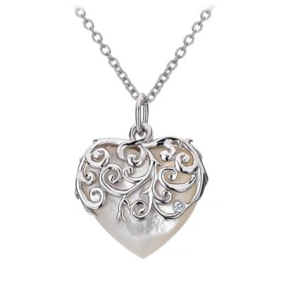 Hot Diamonds Sterling Silver Mother Of Pearl Pendant