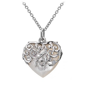 Hot Diamonds Sterling Silver Mother Of Pearl Pendant