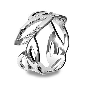 Hot Diamonds Sterling Silver Ring Size N