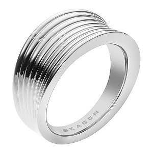 Skagen Klassik Stainless Steel Ring Size Q