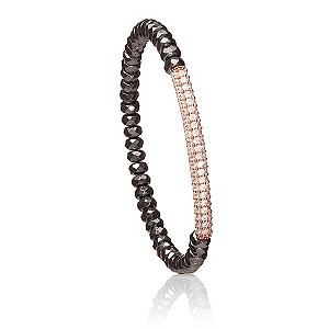 Gaia Rose Gold-Plated Hematite Bracelet