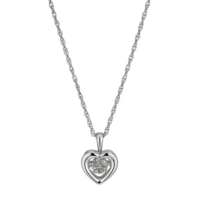 Diamonds in Rhythm Diamond Open Heart PendantDiamonds in Rhythm Diamond Open Heart Pendant