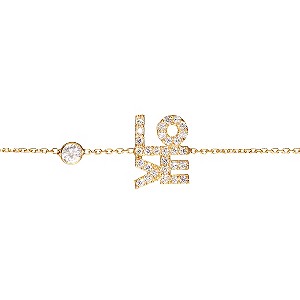 Gaia Gold-Plated Cubic Zirconia Bracelet