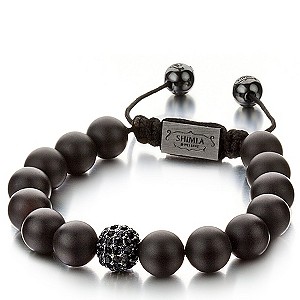 Shimla Elite Black Onyx & Stone Set Fireball Bracelet