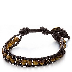 Shimla Luxury Crafted Tiger Eye & Fireballs Bracelet
