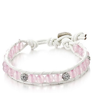 Shimla Luxury Crafted Rose Quartz & Fireballs Bracelet