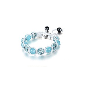 Shimla Luxury Originals Aquamarine & Czech Crystal Bracelet