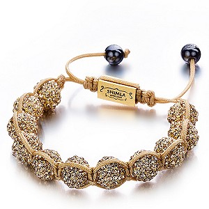 Shimla Luxury Originals Gold Czech Crystal Bracelet