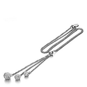 Shimla Triple Czech Crystal Fireball Pendant