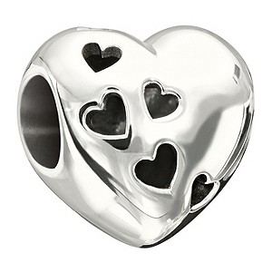 Chamilia Sterling Silver Heart Cut-Out BeadChamilia Sterling Silver Heart Cut-Out Bead