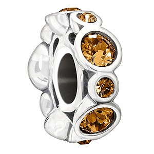 Chamilia Sterling Silver Crystal November Birthstone Bead