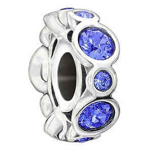 Chamilia Sterling Silver Crystal September Birthstone Bead
