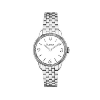 Bulova Diamond Gallery 72 Ladies' Stainless Steel Watch