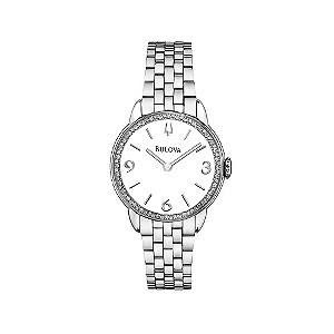 Bulova Diamond Gallery 72 Ladies' Stainless Steel Watch